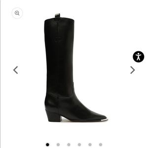 Schutz Tessie Up Calf Leather Boot NWT